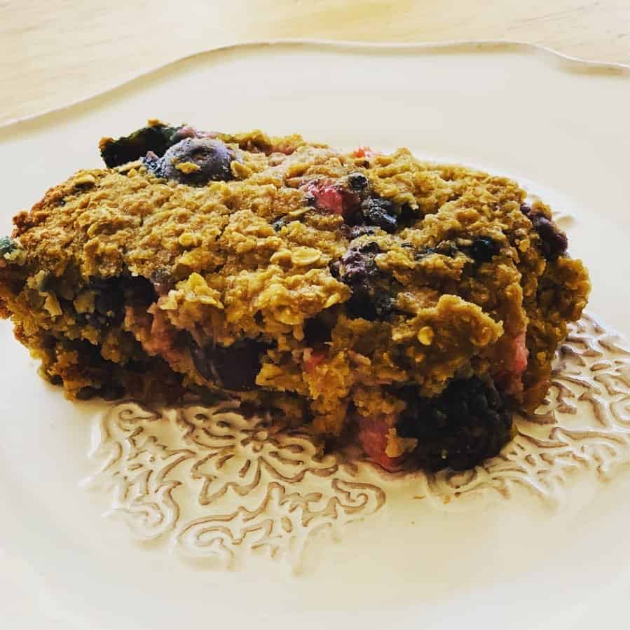 Mixed Berry Baked Oatmeal